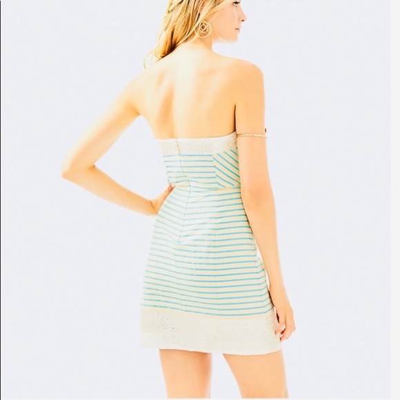 Lilly Pulitzer Remi Mini Stripe Metallic Dress NWT - Picture 2 of 8